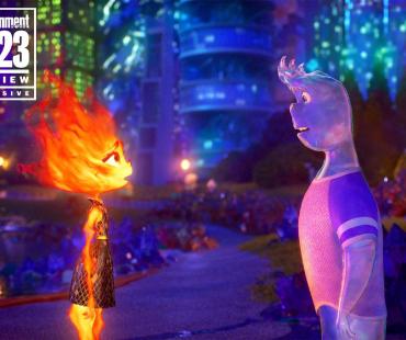 《疯狂元素城》曝剧照 火女与水男触不可及的爱情