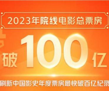 刷新纪录！2023年度大盘票房破100亿