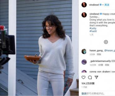 《速度与激情10》发新片场照 罗德里格兹扮相曝光